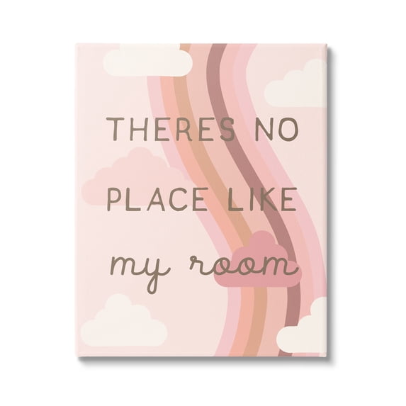 Stupell Industries Pastel Pink Clouds Room Quote Typography , 16 x 20, Design by Lil' Rue