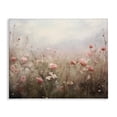 thumbnail image 1 of Stupell Industries Pastel Pink Meadow Flowers Landscape & Nature Painting Wrapped Canvas Canvas Art Print Wall Art, 30 x 24, 1 of 7