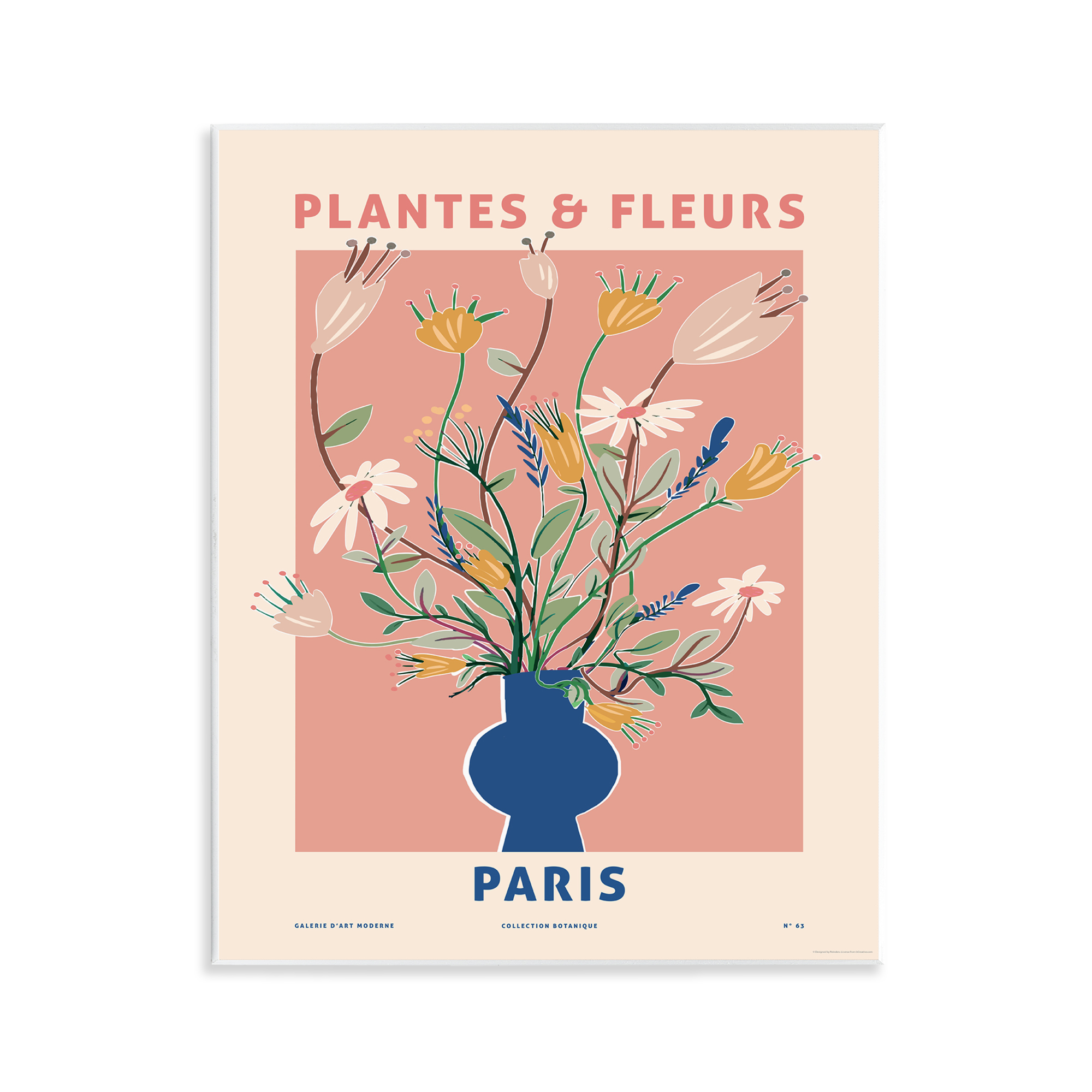 Stupell Industries Pastel Plantes & Fleurs Plants & Flowers Painting Unframed Art Print Wall Art, 11 x 14