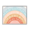 thumbnail image 1 of Stupell Industries Pastel Rainbow Alphabet Landscape Painting Gray Framed Art Print Wall Art, 20 x 16, 1 of 9