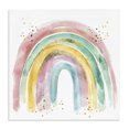 thumbnail image 1 of Stupell Industries Contemporary Pastel Rainbow with Gold Accents Canvas Art, 17 x 17, by Creative Studio, 1 of 8