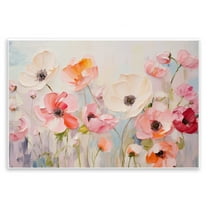 Stupell Industries Pastel Ranunculus Blooms Plants & Flowers Painting Unframed Art Print Wall Art, 15 x 10