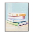 thumbnail image 1 of Stupell Industries Glam Pastel Reader's Book Stack Gray Framed Giclee Art, 11 x 14, by The Prints Vibe, 1 of 8