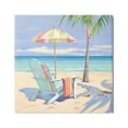 thumbnail image 1 of Stupell Industries Pastel Relaxing Beach Landscape Painting Gallery Wrapped Canvas Art Print Wall Art, 24 x 24, 1 of 8