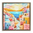 thumbnail image 1 of Stupell Industries Pastel Seaside Dreams Scenic & Cityscapes Painting Brown Floater Framed Canvas Art Print Wall Art, 18 x 18, 1 of 10