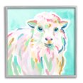 thumbnail image 1 of Stupell Industries Pastel Sheep Painting Animals & Insects Painting Gray Framed Art Print Wall Art, 24 x 24, 1 of 9