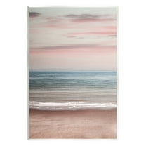 Stupell Industries Pastel Shore Sunrise Landscape Painting Unframed Art Print Wall Art, 10 x 15