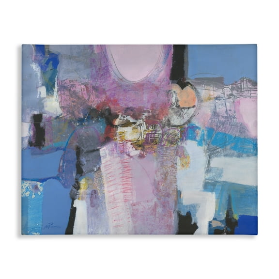 Stupell Industries Pastel Simpatia Abstract Canvas Wall Art design by Maurizio Piovan, 30 x 40