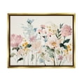 thumbnail image 1 of Stupell Industries Pastel Spring Flowers Botanical & Floral Painting Gold Floater Framed Canvas Art Print Wall Art, 21 x 17, 1 of 10