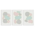 thumbnail image 1 of Stupell Industries Pastel Stones on White Abstract Painting Wrapped Canvas Art Print Wall Art, 16 x 24, Set of 3, 1 of 8