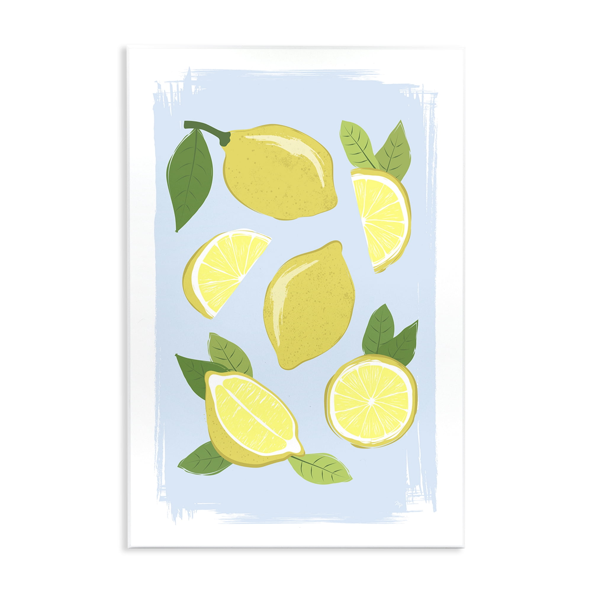 Stupell Industries Pastel Summer Lemons Wall Plaque Art, design by Martina Pavlova