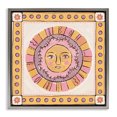 thumbnail image 1 of Stupell Industries Eclectic Pastel Sun Face with Border Gray Floating Frame Canvas Art, 25 x 25, by Two If By Sea Studios, 1 of 8