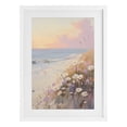 thumbnail image 1 of Stupell Industries Transitional Pastel Sunset Wildflowers By Sea White Framed Print Under Glass, 17 x 23, by Sisi and Seb, 1 of 8