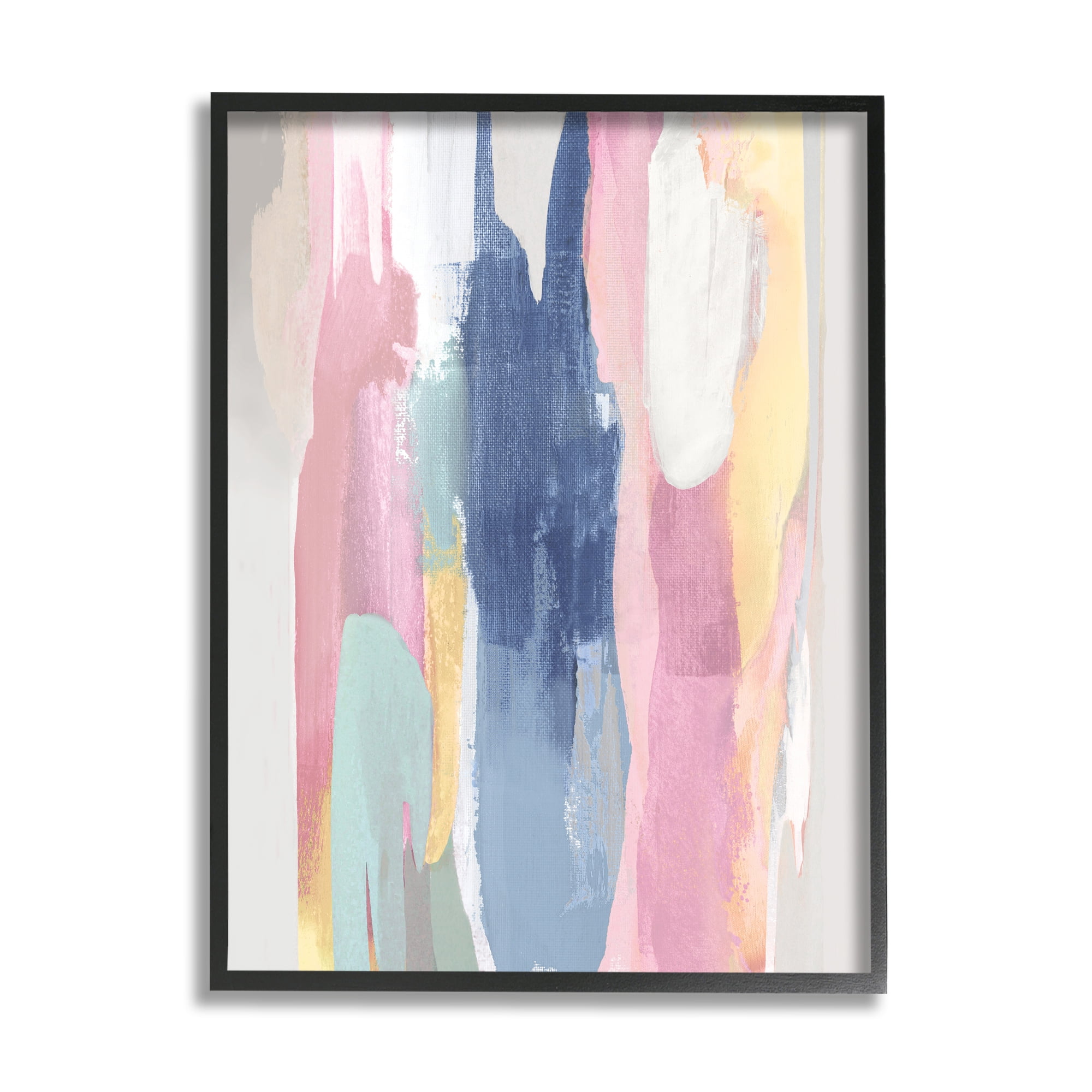 Stupell Industries Pastel Tones Layered Modern Abstract Movements, 24 x 30, Designed by Jackie Hanson