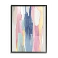 thumbnail image 1 of Stupell Industries Pastel Tones Layered Modern Abstract Movements Rustic Painting Black Framed Art Print Wall Art, 11 x 14, Design by Jackie Hanson, 1 of 7