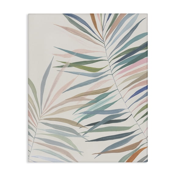 Stupell Industries Pastel Tropical Harmony Canvas Wall Art design by Hannah Dawson, 30 x 24