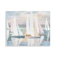 thumbnail image 1 of Stupell Industries Pastel Voyage Boats Wall Plaque Art design by Amber Sterling, 11 x 14, 1 of 7