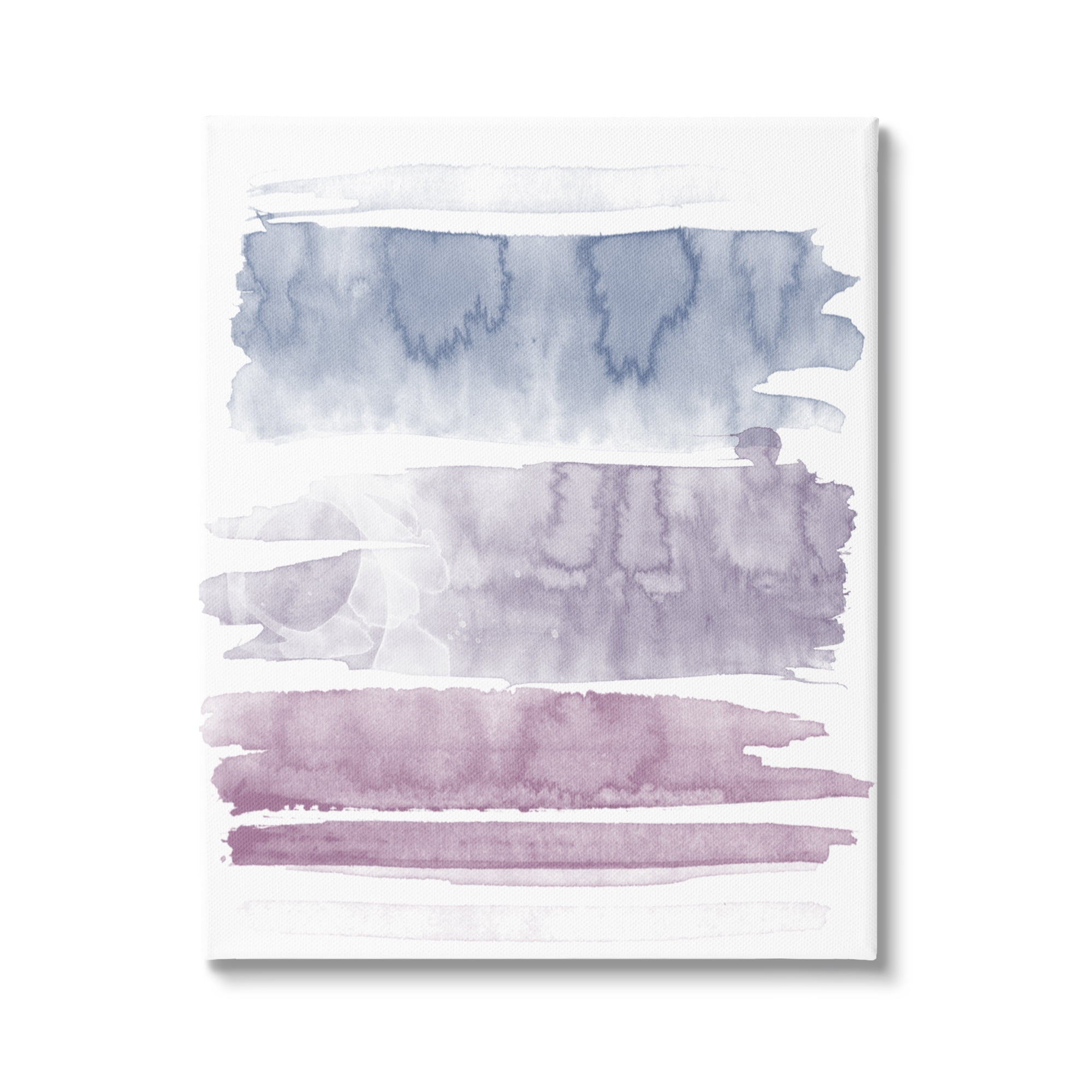 Stupell Industries Pastel Watercolor Splash Abstract Painting Gallery Wrapped Canvas Print Wall Art, 36 x 48