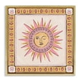 thumbnail image 1 of Stupell Industries Southwestern Pastel Winking Sun with Border Gold Floating Frame Canvas Art, 18 x 18, by Two If By Sea Studios, 1 of 8