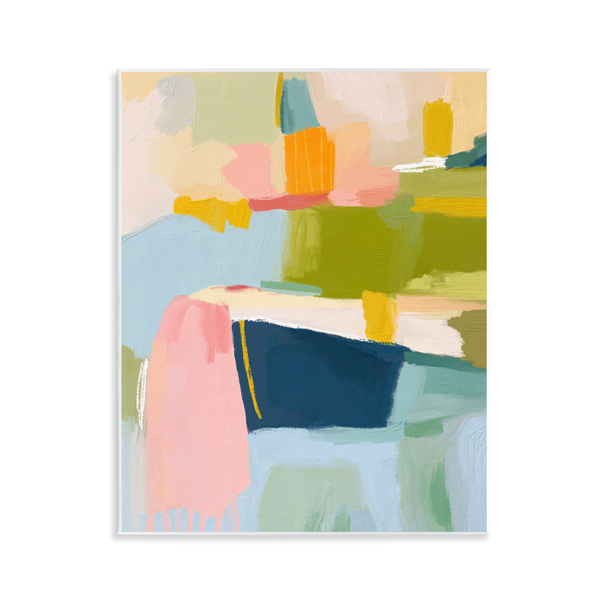Stupell Industries Pastel Wonder Brushstrokes Wall Plaque Art, design by Lisa Nohren