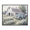 thumbnail image 1 of Stupell Industries Transitional Pastoral Farm Dreams Black Framed Giclee Art, 14 x 11, by Kim Allen, 1 of 8