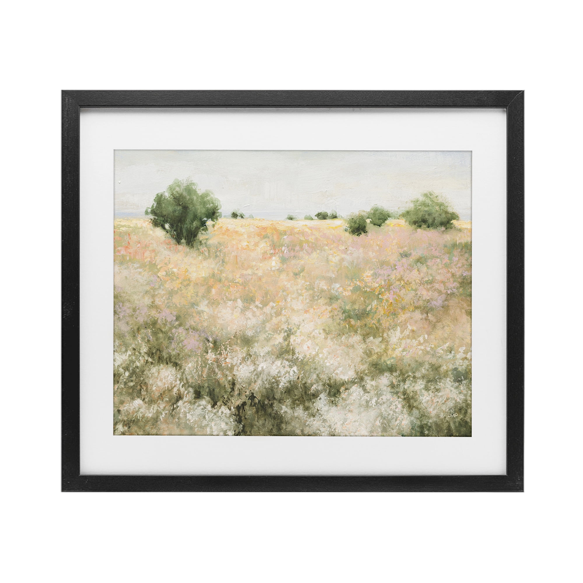 Stupell Industries Pastoral Freedom Field Black Framed Print Under Glass, design by Julia Purinton