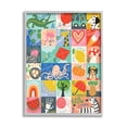 thumbnail image 1 of Stupell Industries Patchwork Style Alphabet Playful Kids ABC Letters Modern Painting Gray framed Art Print Wall Art, 11 x 14, Design by Caroline Alfreds, 1 of 7