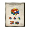 thumbnail image 1 of Stupell Industries Patent Office Logic Toy Diagram Graphic Art Luster Gray Floating Framed Canvas Print Wall Art, Design by Karl Hronek, 1 of 6