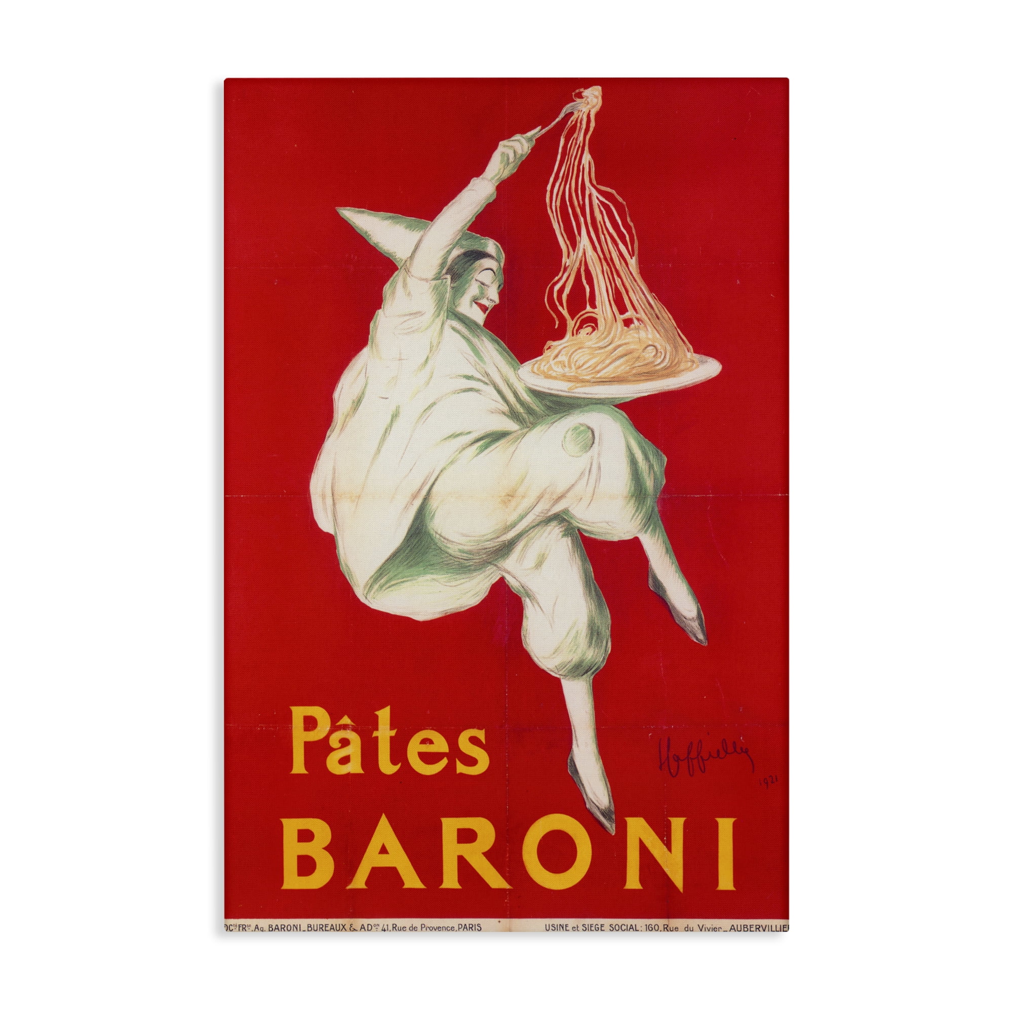 Stupell Industries Pates Baroni Advertisement Canvas Wall Art, design by Vintage Hustle