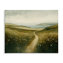 Stupell Industries Path Through Daisies Canvas Wall Art design by Petal Prints Design, 16 x 20