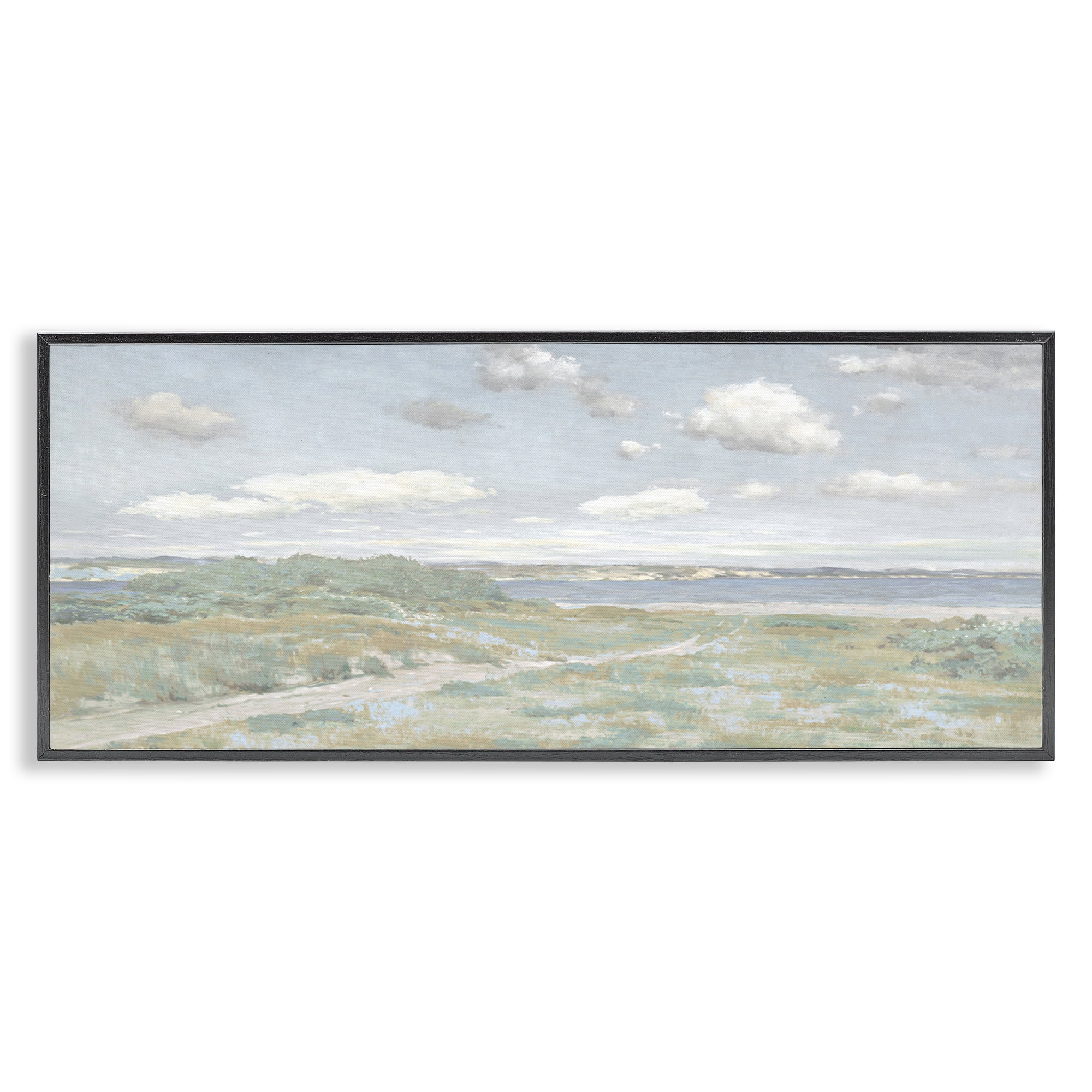 Stupell Industries Path To The Water Black Framed Giclee Art, design by Christy McKee