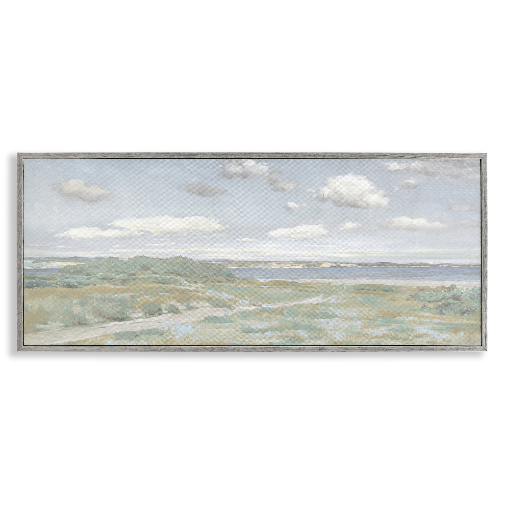 Stupell Industries Path To The Water Gray Framed Giclee Art, design by Christy McKee