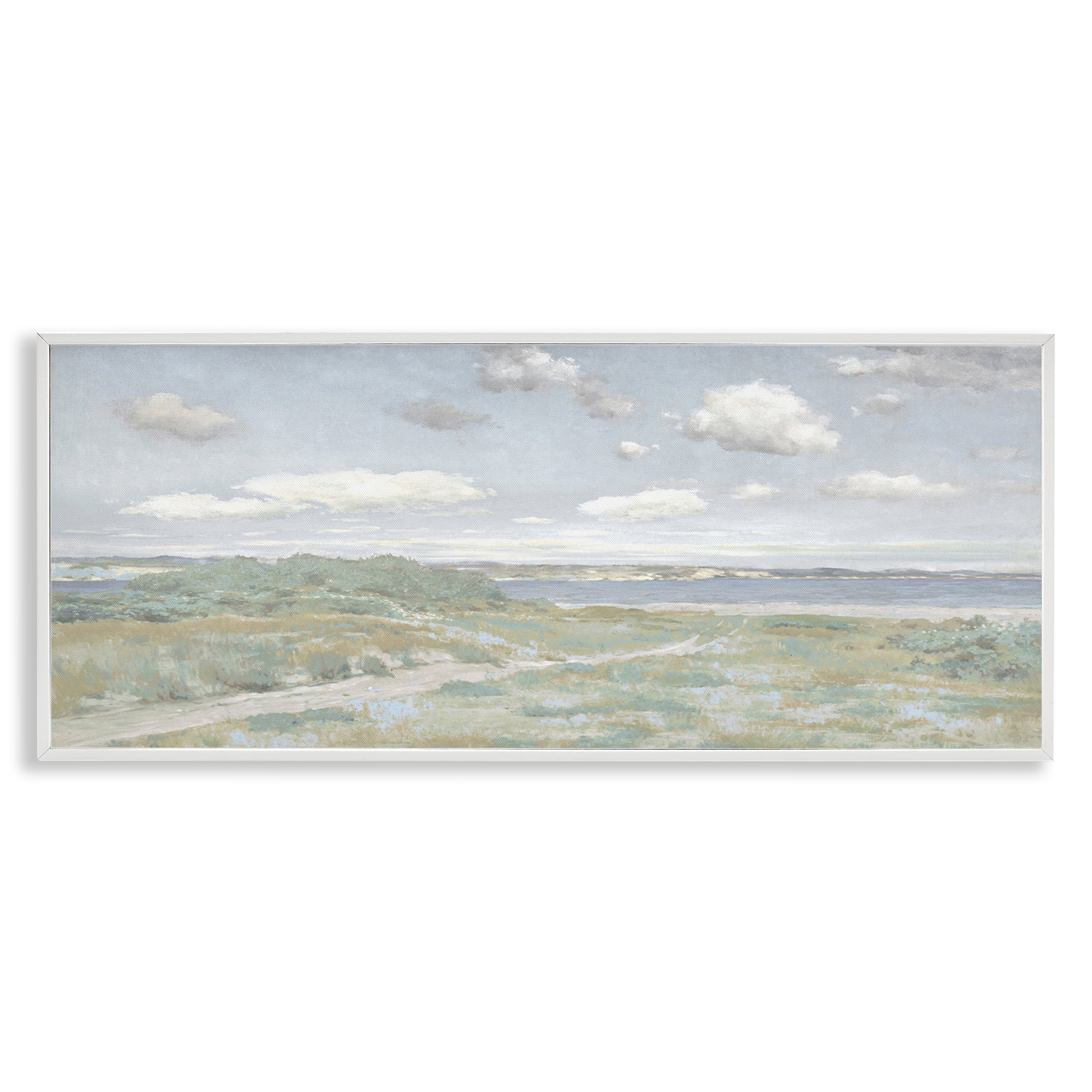 Stupell Industries Path To The Water White Framed Giclee Art, design by Christy McKee