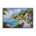thumbnail image 1 of Stupell Industries Pathway Along Coast Scenic & Cityscapes Painting Gray Framed Art Print Wall Art, 30 x 20, 1 of 2
