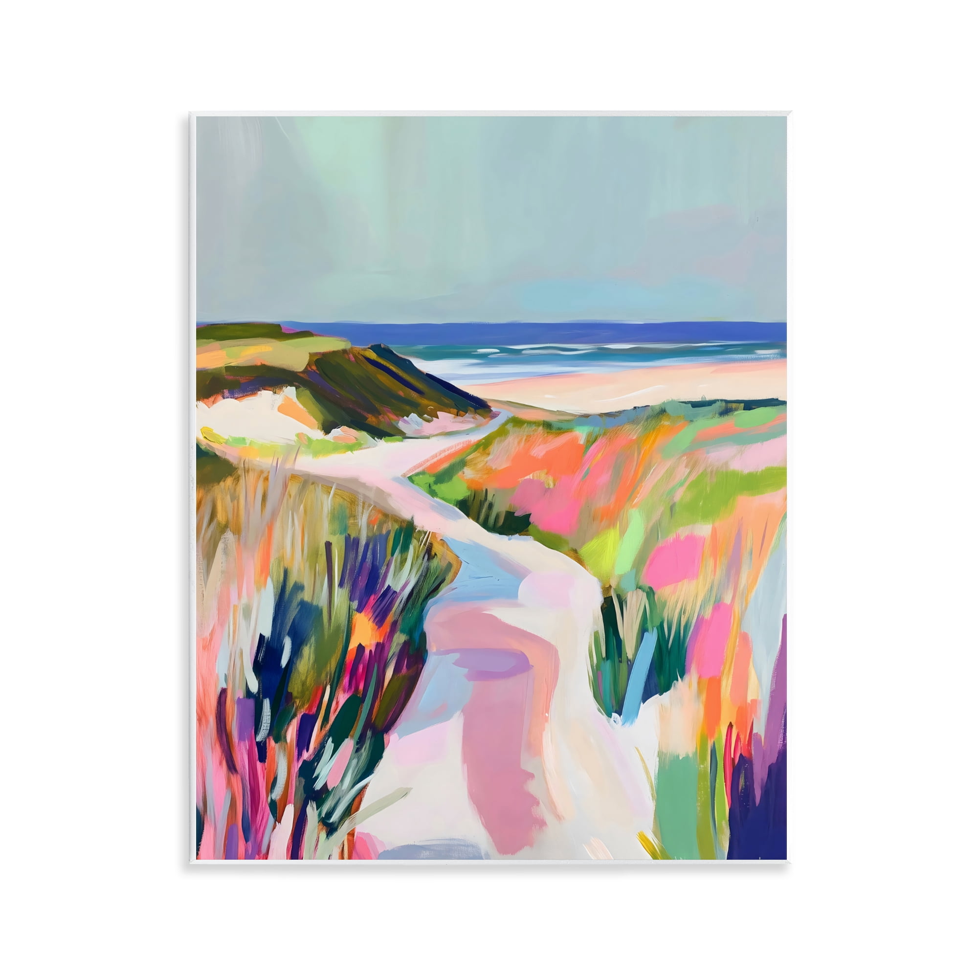 Stupell Industries Pathway Through Pastel Sand Dunes Wall Plaque Art, design by The Prints Vibe