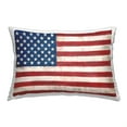 thumbnail image 1 of Stupell Industries Patriotic American Flag Decorative Printed Throw Pillow, 14 x 20, 1 of 5