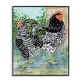 thumbnail image 1 of Stupell Industries Patterned Farmhouse Hens Animals Painting Black Framed Art Print Wall Art, 11 x 14, 1 of 2