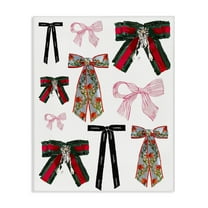 Stupell Industries Patterned Fashion Ribbons Beauty & Fashion Painting Gallery Wrapped Canvas Art Print Wall Art, 16 x 20