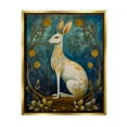 thumbnail image 1 of Stupell Industries Patterned Forest Rabbit Animals & Insects Painting Gold Floater Framed Art Print Wall Art, 25 x 31, 1 of 10