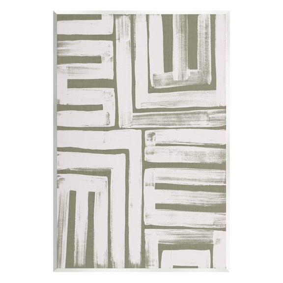 Stupell Industries Patterned Geometric Abstract Shapes Graphic Art Unframed Art Print Wall Art, Design by June Erica Vess