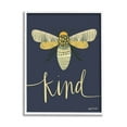 thumbnail image 1 of Stupell Industries Patterned Insect Bug Kind Calligraphy Graphic Art White Framed Art Print Wall Art, Design by Katie Doucette, 1 of 7