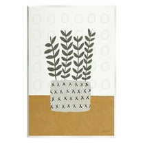 Stupell Industries Patterned Leaf Bouquet Botanical & Floral Painting Unframed Art Print Wall Art, 10 x 15