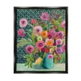 thumbnail image 1 of Stupell Industries Patterned Modern Flower Bouquet Botanical & Floral Painting Black Floater Framed Art Print Wall Art, 1 of 6