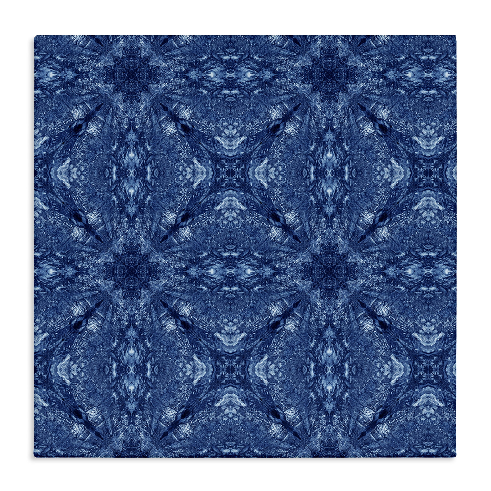Stupell Industries Patterned Mosaic Tile Abstract Painting Wrapped Canvas Art Print Wall Art, 30 x 30