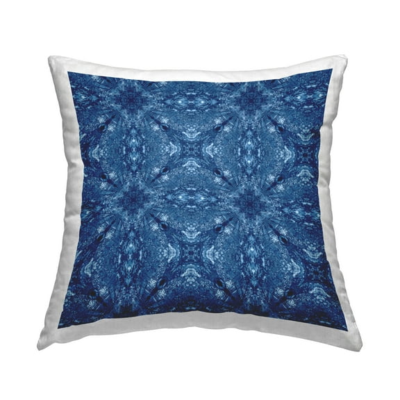 Stupell Industries Patterned Mosaic Tile Decorative Printed Throw Pillow Design by El Perkin.