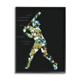thumbnail image 1 of Stupell Industries Patterned Sports Baseball Player Graphic Art Black Framed Art Print Wall Art, Design by Arrolynn Weiderhold, 1 of 8