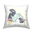thumbnail image 1 of Stupell Industries Patterned Squirrels and Mushrooms Square Decorative Printed Throw Pillow, 18 x 18,, 1 of 4