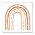 thumbnail image 1 of Stupell Industries Patterned Stripe Rainbow Brown Pink Yellow, 12 x 12,Design by Reesa Qualia, 1 of 5