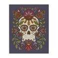thumbnail image 1 of Stupell Industries Patterned Sugar Skull Holiday Painting Gallery Wrapped Canvas Art Print Wall Art, 24 x 30, 1 of 8