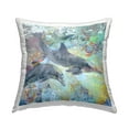 thumbnail image 1 of Stupell Industries Patterned Swimming Aquatic Dolphins Printed Throw Pillow Design by Evelia Designs, 1 of 6